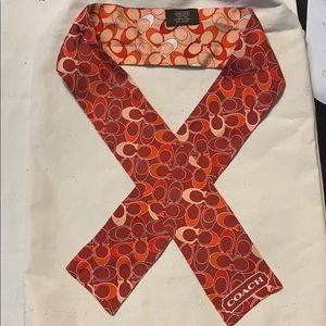 Signature Silk Coach Scarf